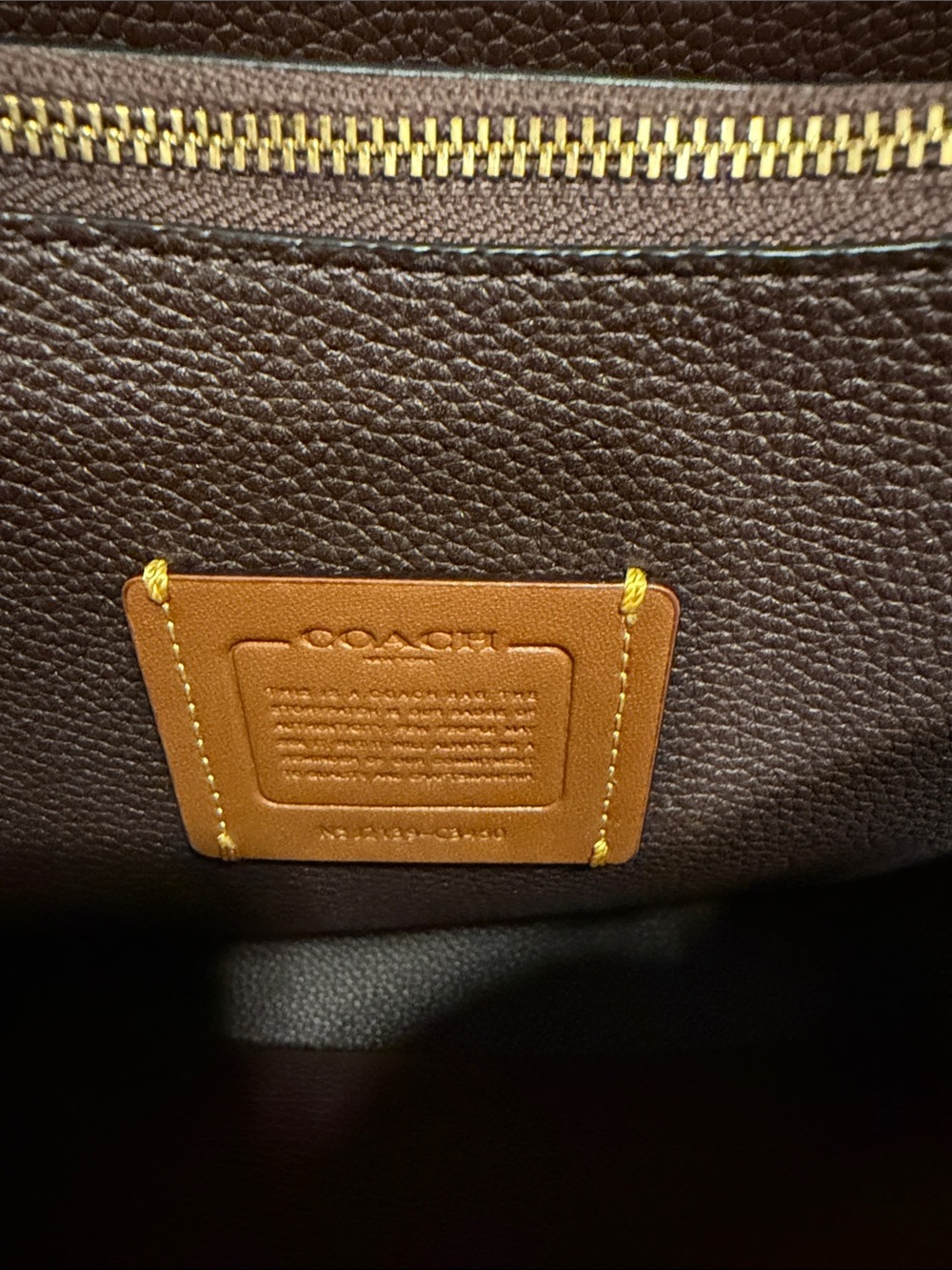 COACH Tyler Carryall Black Pebbled Leather Tote with Crossbody Strap - Picture 4 of 9